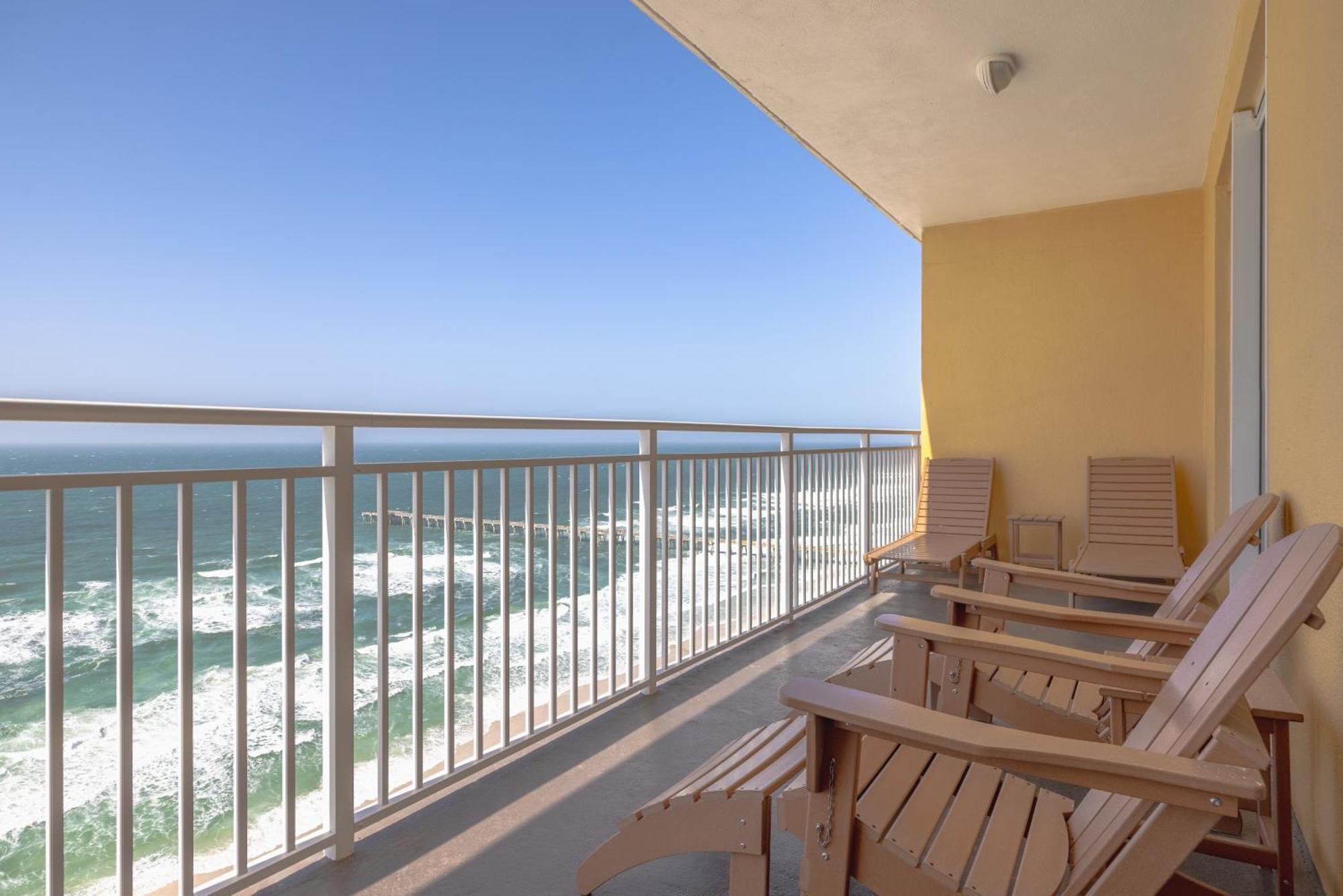 Beachfront Stunning View 100 Ft Long Swimming Pool パナマシティービーチ エクステリア 写真
